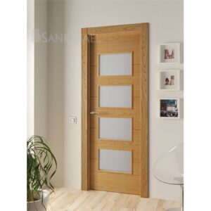 Puerta Madera Diseno D8005va4 Roble