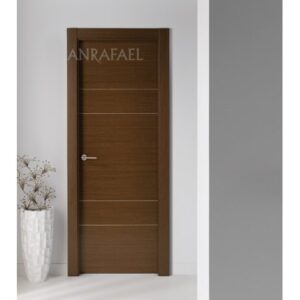 Puerta Madera Lineas 704 Wengue