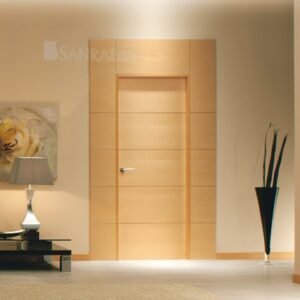 Puerta Madera Lineas 705 Haya Vaporizada