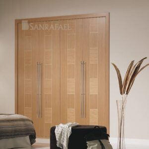 Puerta Madera Lisa Armario K09a Roble Uniforme