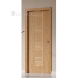 Puerta Madera Lisa K09 Roble Uniforme