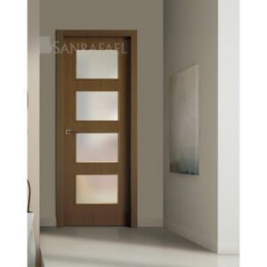 Puerta Madera Lisa L50va4 Wengue
