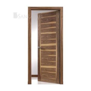 Puerta Madera Lisa L60 Nogal