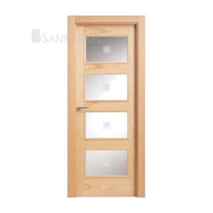 Puerta Madera Lisa L60va4 Roble
