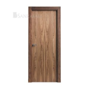 Puerta Madera Lisa L70 Nogal