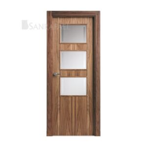 Puerta Madera Lisa L703gv Nogal