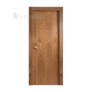 Puerta Madera Lisa L80 Nogal