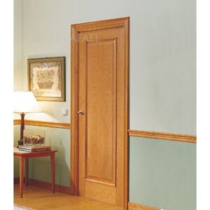 Puerta Madera Recta Curva Clasica 100x Madera Nogal