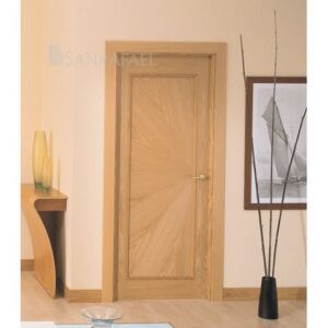 Puerta Madera Recta Curva Clasica 101
