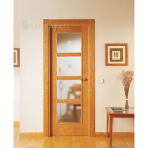 Puerta Madera Recta Curva Clasica 104v4