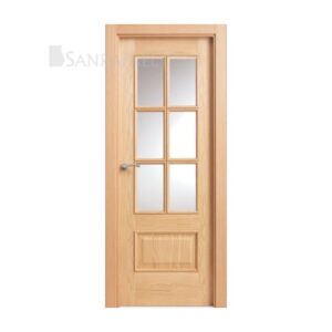 Puerta Madera Recta Curva Clasica 202xv6